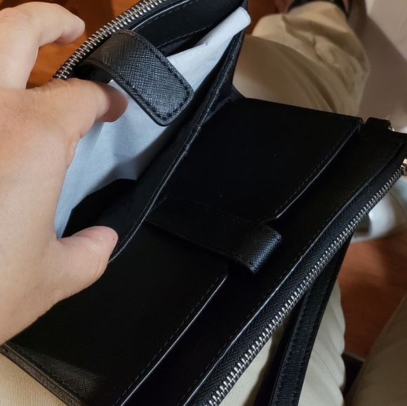 Sold Black double zipper wallet - Picture 2 of 4